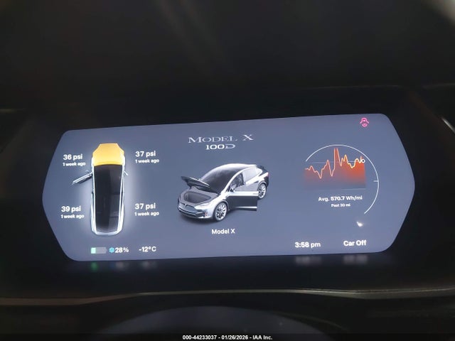 5YJXCAE26JF103125 Tesla Model X 100d/75d/p100d
