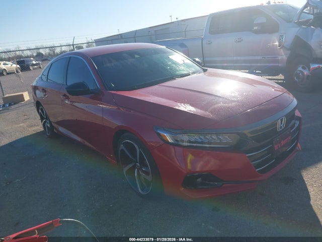 44233079 :رقم المزاد ، 1HGCV1F38MA082048 vin ، 2021 Honda Accord Sport مزاد بيع