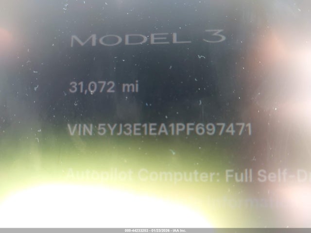 2023 TESLA MODEL 3 5YJ3E1EA1PF697471 Photo 6