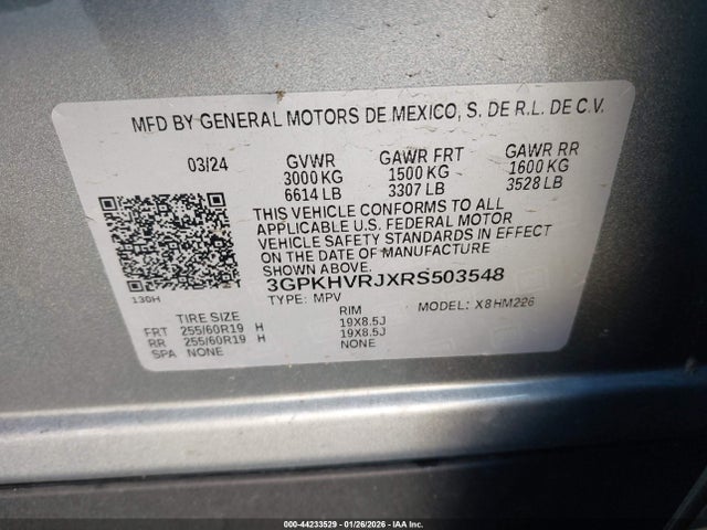 Honda Prologue Ex 2024 3GPKHVRJXRS503548 Image 9
