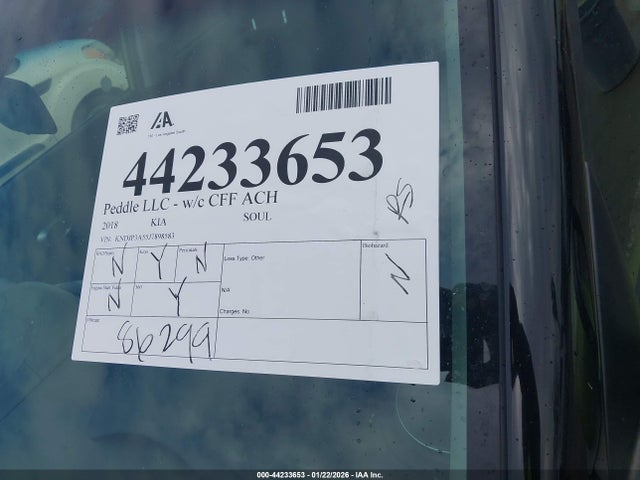 KIA SOUL + 2018 KNDJP3A55J7898583 Image 17