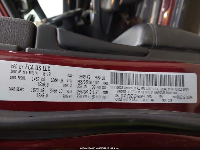 1C4RJFBG5JC469344 Jeep Grand Cherokee Limited 4x4
