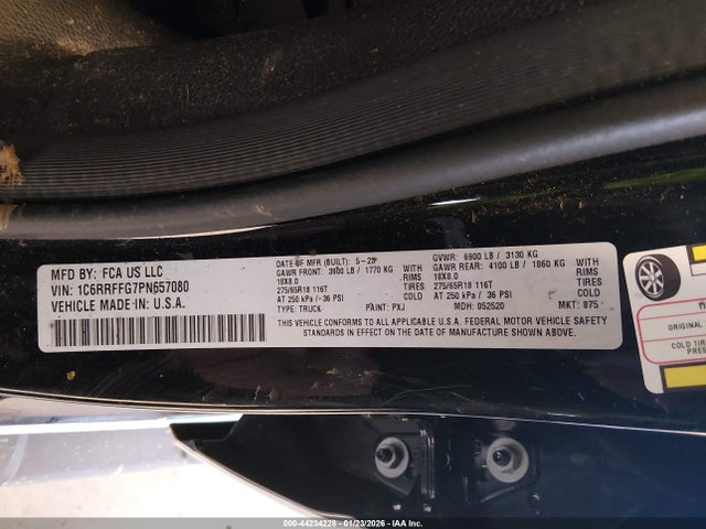 2023 RAM 1500 1C6RRFFG7PN657080 Photo 8