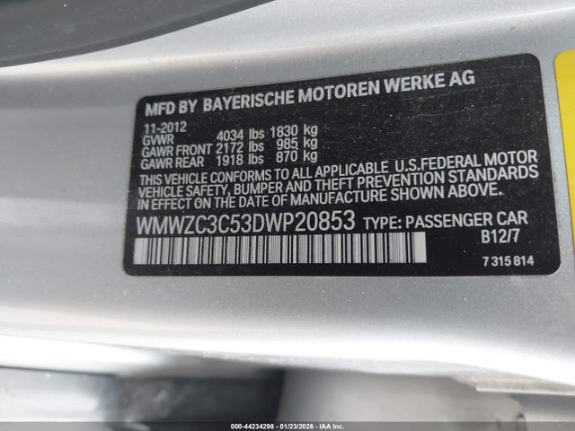 2013 MINI COUNTRYMAN WMWZC3C53DWP20853 Photo 8