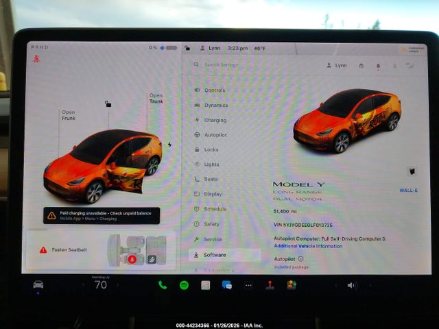 2020 TESLA MODEL Y 5YJYGDEE0LF013735 Photo 6