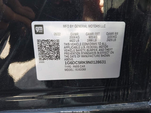 2022 CADILLAC CT4 1G6DC5RK9N0128631 Photo 8