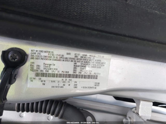 1FADP3E24HL317238 Ford FOCUS S