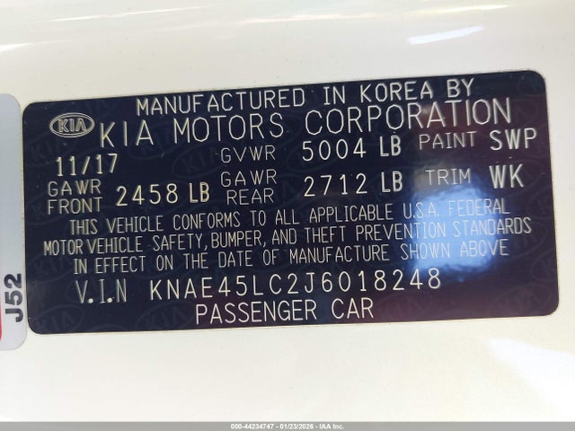 2018 KIA STINGER KNAE45LC2J6018248 Photo 8