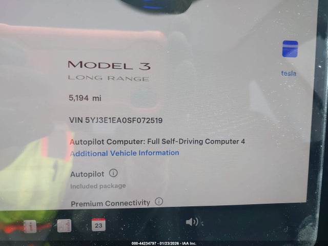 2025 TESLA MODEL 3 5YJ3E1EA0SF072519 Photo 6