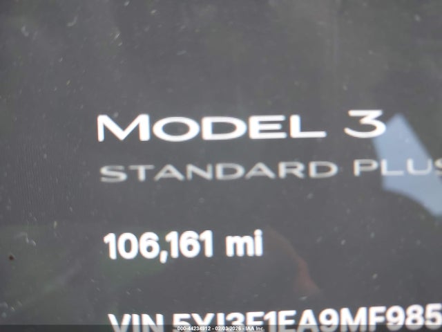 Aukcja sprzedaży 2021 Tesla Model 3 Standard Range Plus Rear-wheel Drive, vin: 5YJ3E1EA9MF985380, numer aukcji: 44234912