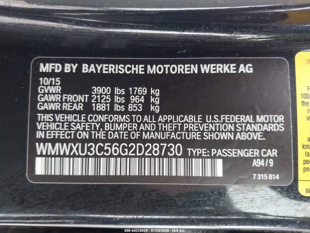 2016 MINI HARDTOP WMWXU3C56G2D28730 Photo 8