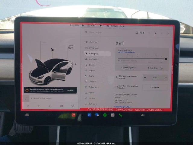 Tesla Model 3 Long Range/mid Range/standard Range/standard Range Plus 2019 5YJ3E1EA5KF313992 Image 18