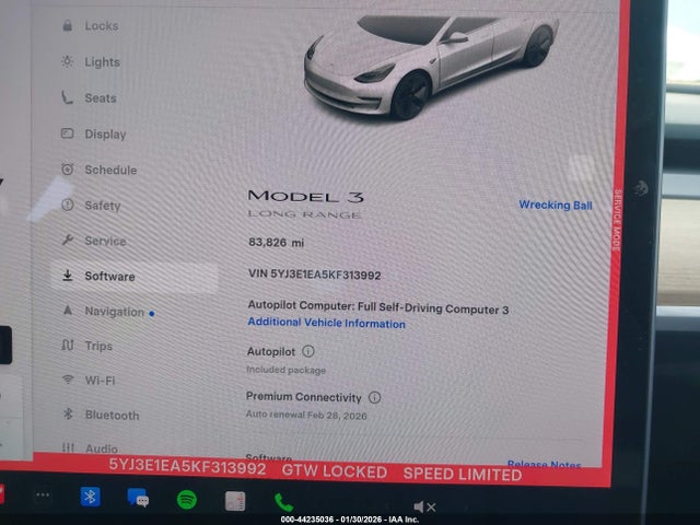 2019 TESLA MODEL 3 5YJ3E1EA5KF313992 Photo 6