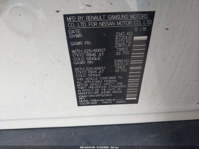Nissan ROGUE SV 2019 KNMAT2MV2KP520613 Image 9