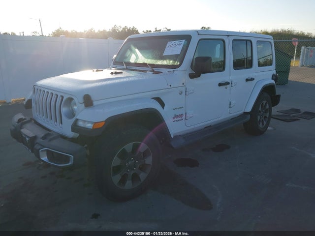2018 Jeep Wrangler Unlimited Sahara 4x4 მანქანა იყიდება აუქციონზე, vin: 1C4HJXEG1JW320960, აუქციონის ნომერი: 44235150