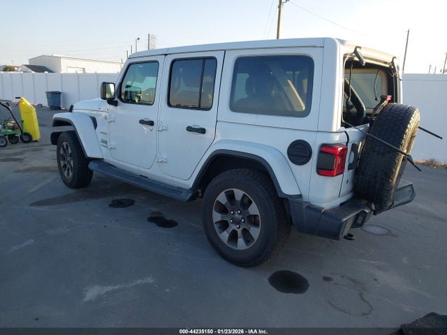 2018 Jeep Wrangler Unlimited Sahara 4x4 მანქანა იყიდება აუქციონზე, vin: 1C4HJXEG1JW320960, აუქციონის ნომერი: 44235150