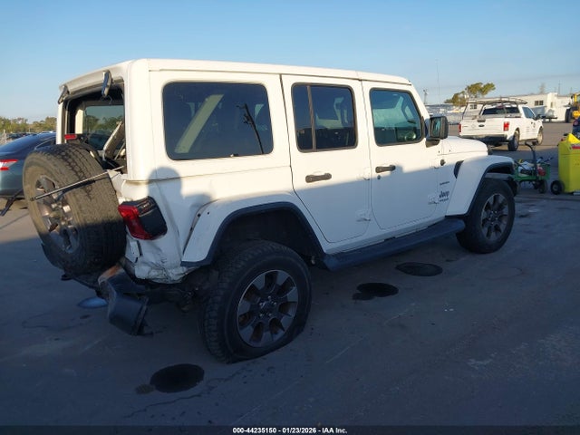 2018 Jeep Wrangler Unlimited Sahara 4x4 მანქანა იყიდება აუქციონზე, vin: 1C4HJXEG1JW320960, აუქციონის ნომერი: 44235150