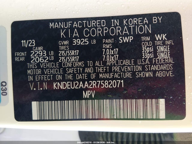 2024 KIA SELTOS KNDEU2AA2R7582071 Photo 8