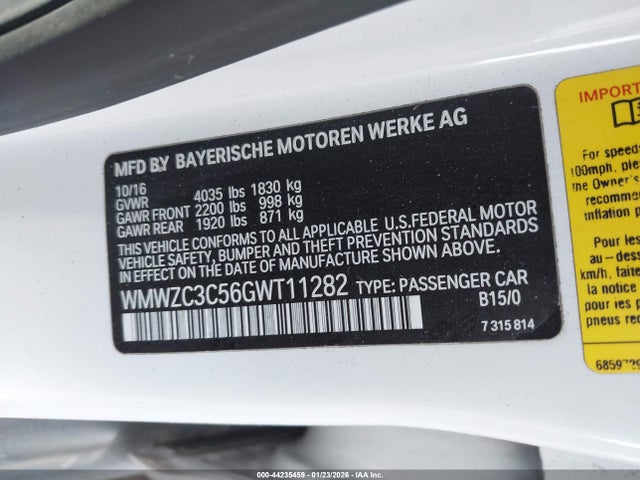 2016 MINI COUNTRYMAN WMWZC3C56GWT11282 Photo 8