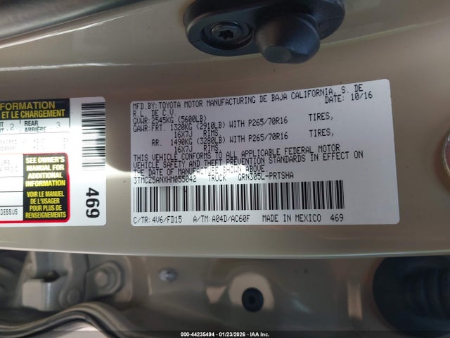 3TMCZ5ANXHM055042 Toyota Tacoma Trd Off Road