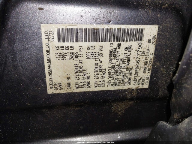 Nissan Rogue Sv Intelligent Awd 2022 5N1BT3BB5NC677790 Image 9
