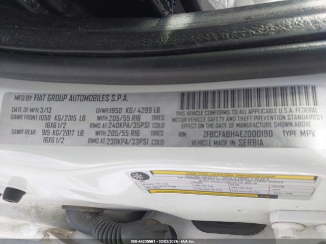 2014 FIAT 500L ZFBCFABH4EZ000190 Photo 8