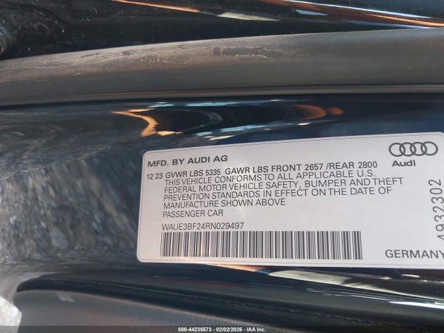 2024 AUDI A6 WAUE3BF24RN029497 Photo 8