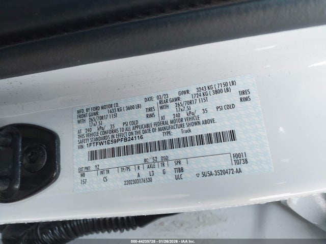 Ford F-150 Xl 2023 1FTFW1E59PFB24116 Image 9