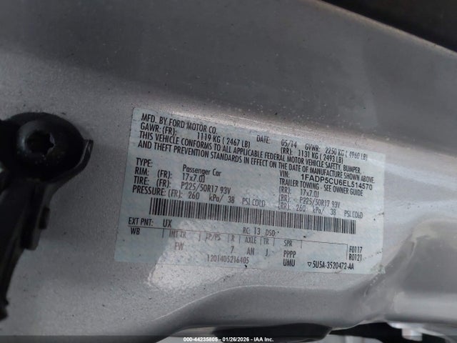 2014 FORD C-MAX ENERGI 1FADP5CU6EL514570 Photo 8