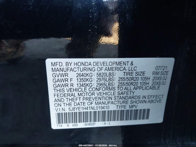 2022 ACURA MDX 5J8YE1H41NL019410 Photo 8