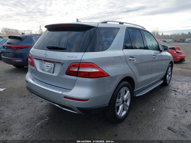 Aukcja sprzedaży 2012 Mercedes-benz Ml 350 4matic, vin: 4JGDA5HB0CA032300, numer aukcji: 44235984