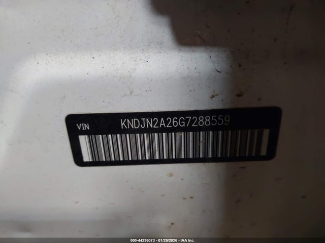 2016 Kia Soul მანქანა იყიდება აუქციონზე, vin: KNDJN2A26G7288559, აუქციონის ნომერი: 44236073