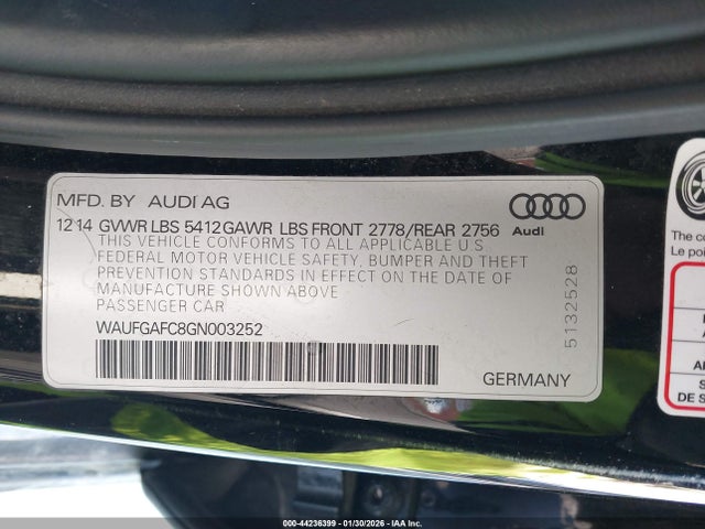 2016 AUDI A6 WAUFGAFC8GN003252 Photo 8