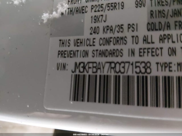 Продаж на аукціоні авто 2024 Mazda Cx-5 2.5 Carbon Turbo, vin: JM3KFBAY7R0371538, номер лоту: 44236403