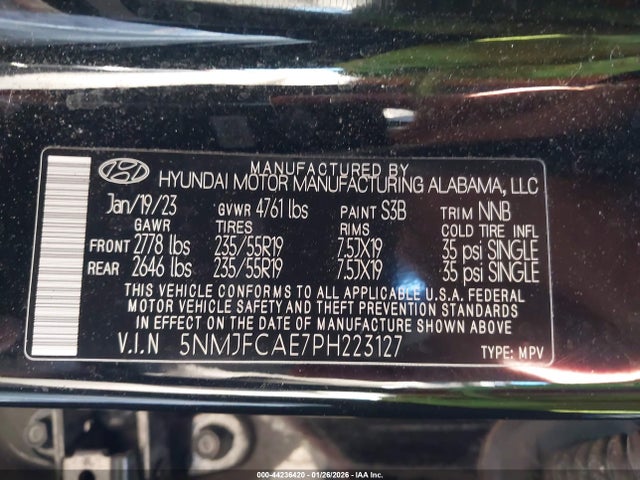 Hyundai TUCSON SEL 2023 5NMJFCAE7PH223127 Image 9