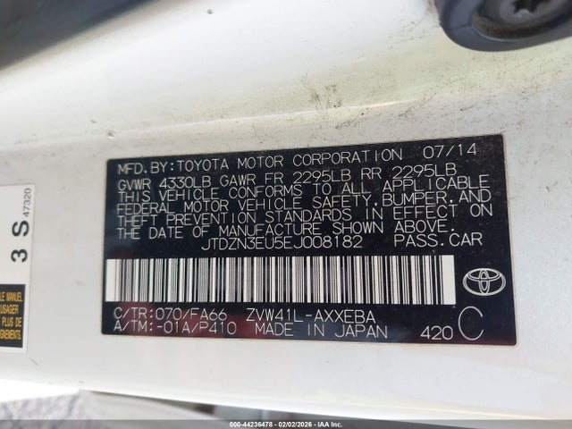 Toyota Prius V Three 2014 JTDZN3EU5EJ008182 Image 9