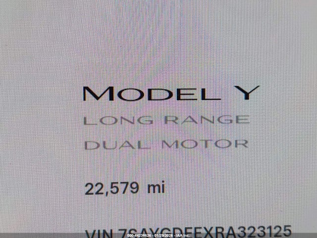 2024 TESLA MODEL Y 7SAYGDEEXRA323125 Photo 6