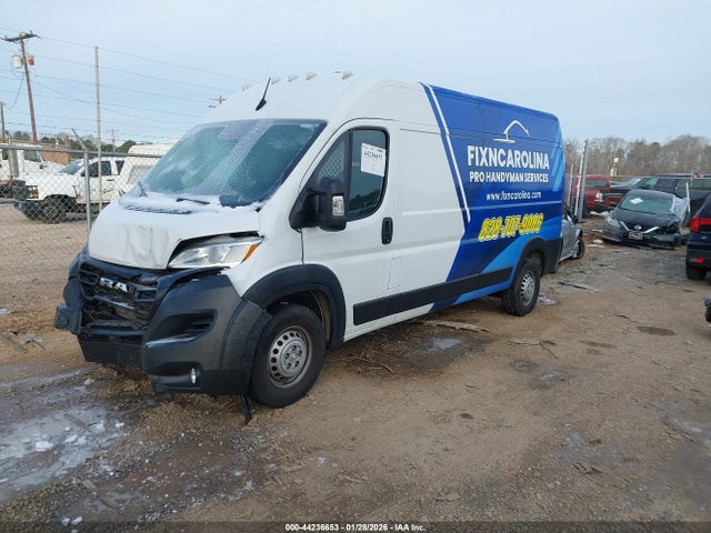 Продажа на аукционе авто 2025 Ram Promaster 2500 Tradesman High Roof 159 Wb W/pass Seat, vin: 3C6LRVDG0SE523141, номер лота: 44236653