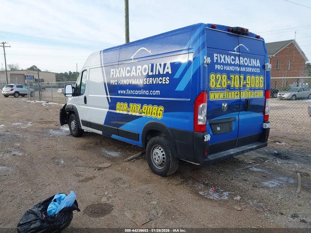 Продажа на аукционе авто 2025 Ram Promaster 2500 Tradesman High Roof 159 Wb W/pass Seat, vin: 3C6LRVDG0SE523141, номер лота: 44236653
