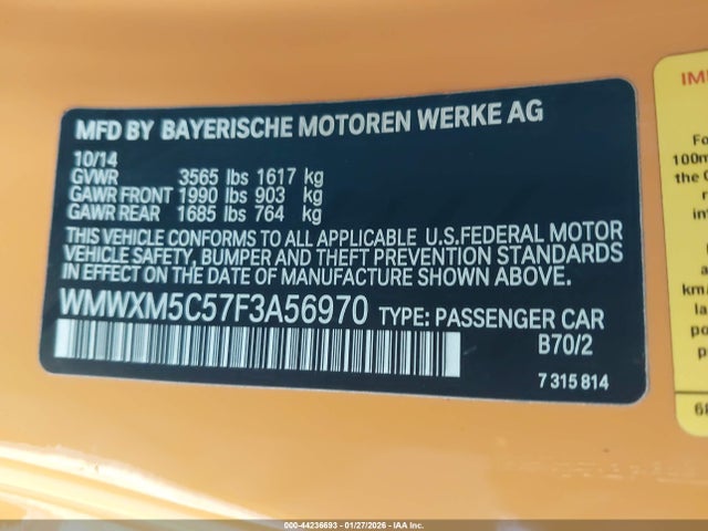 2015 MINI HARDTOP WMWXM5C57F3A56970 Photo 8