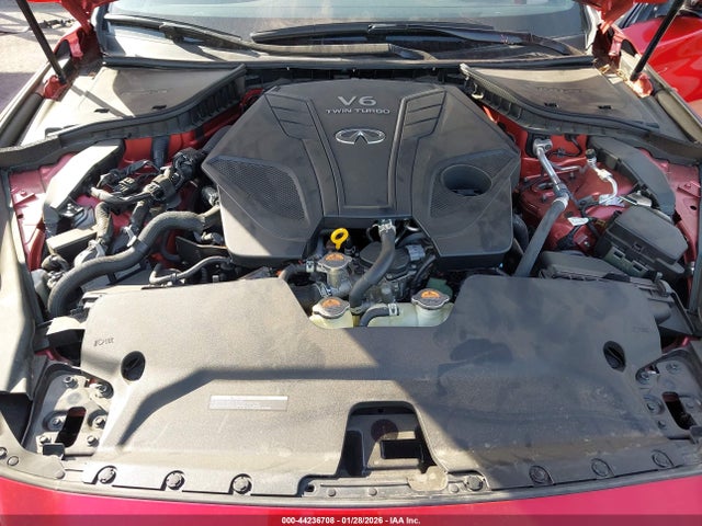 JN1FV7DP3PM570527 Infiniti Q50 Red Sport 400