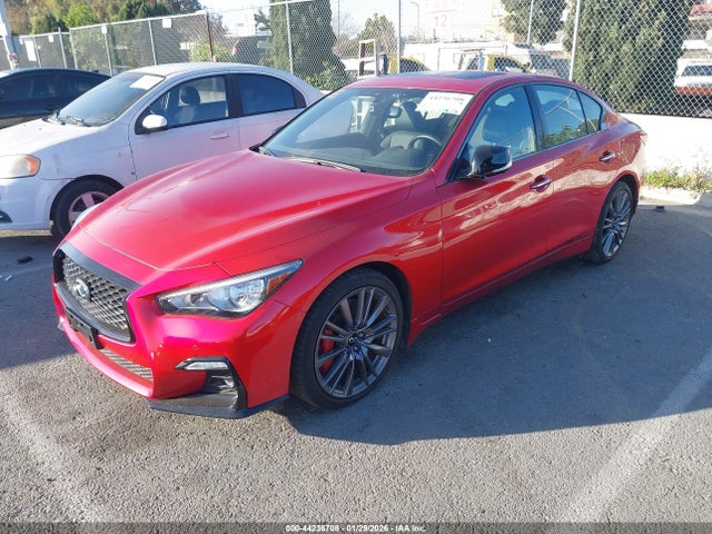 JN1FV7DP3PM570527 Infiniti Q50 Red Sport 400