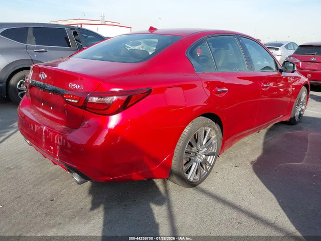 JN1FV7DP3PM570527 Infiniti Q50 Red Sport 400