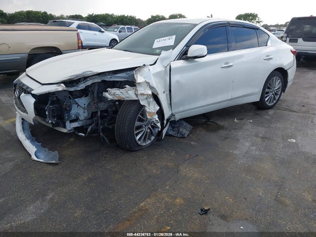 44236783 :رقم المزاد ، JN1EV7ARXJM438146 vin ، 2018 Infiniti Q50 3.0t Luxe مزاد بيع