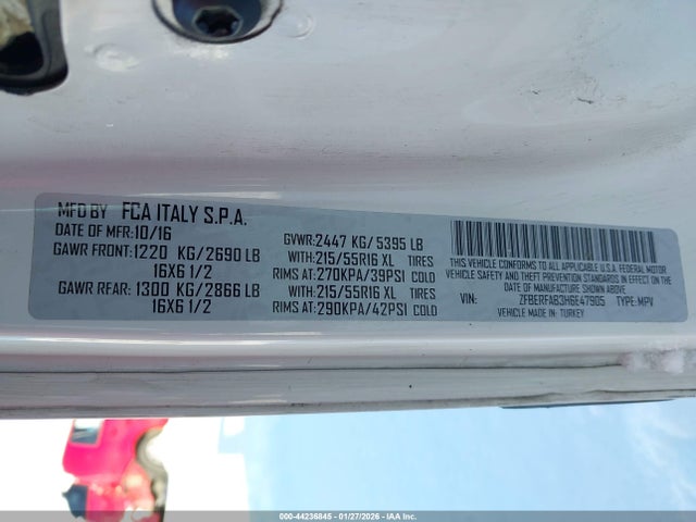 Продажа на аукционе авто 2017 Ram Promaster City Tradesman, vin: ZFBERFAB3H6E47905, номер лота: 44236845
