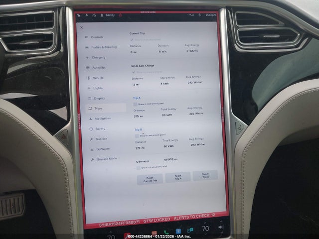 2015 TESLA MODEL S 5YJSA1S24FF088071 Photo 6