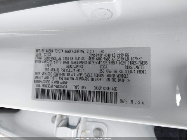 Продаж на аукціоні авто 2024 Mazda Cx-50 2.5 S Select, vin: 7MMVABAM7RN184594, номер лоту: 44237248