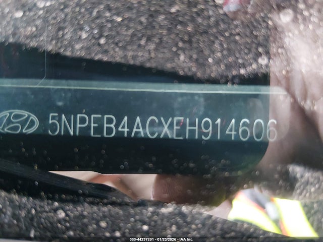 5NPEB4ACXEH914606 Hyundai SONATA GLS
