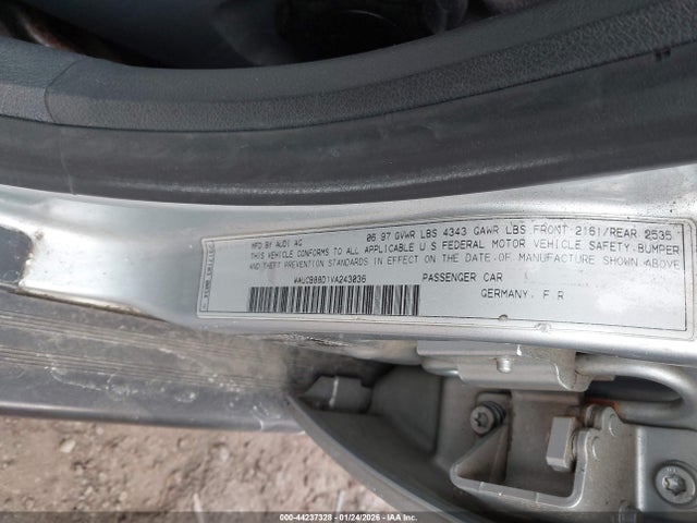 Aukcja sprzedaży 1997 Audi A4 1.8 T, vin: WAUCB88D1VA243036, numer aukcji: 44237328