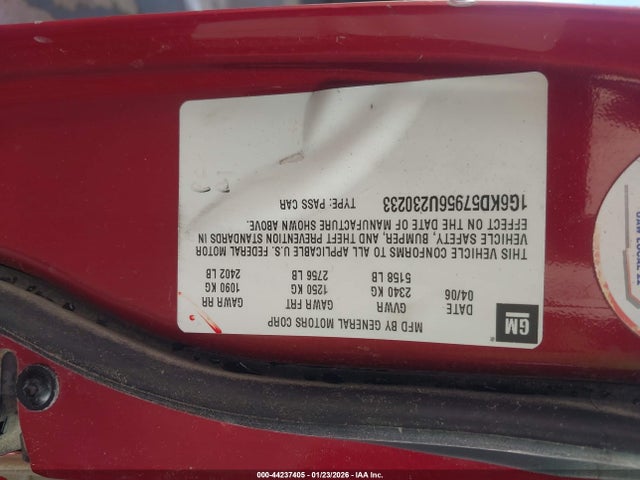 2006 CADILLAC DTS 1G6KD57956U230233 Photo 8